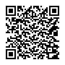 QR-code voor telefoonnummer +14022002065