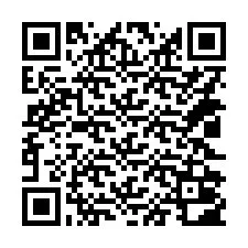QR Code สำหรับหมายเลขโทรศัพท์ +14022002071