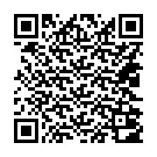 QR-code voor telefoonnummer +14022002077