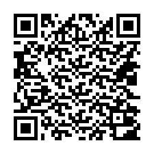 QR-koodi puhelinnumerolle +14022002167