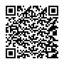 Código QR para número de teléfono +14022002170