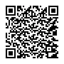 QR код за телефонен номер +14022002184