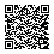 QR-code voor telefoonnummer +14022002493