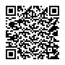 QR-code voor telefoonnummer +14022053058