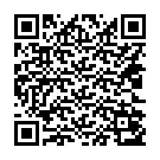 Código QR para número de teléfono +14022053402