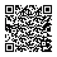 Kod QR dla numeru telefonu +14022053805