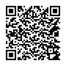 Código QR para número de telefone +14022182645