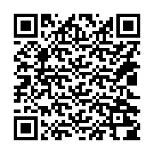 QR Code pour le numéro de téléphone +14022204351