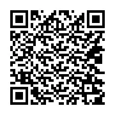 QR-code voor telefoonnummer +14022205573