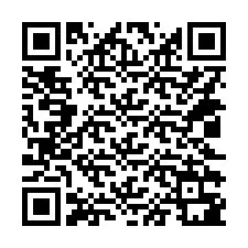 QR-koodi puhelinnumerolle +14022381490