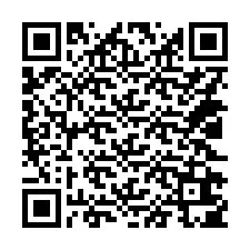 Código QR para número de telefone +14022605079