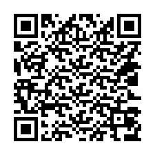 QR-code voor telefoonnummer +14023076048