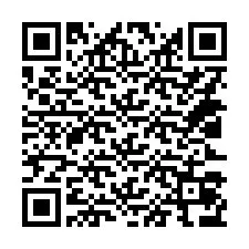 Kode QR untuk nomor Telepon +14023076049