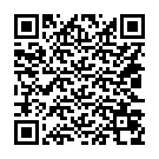 QR-koodi puhelinnumerolle +14023078594