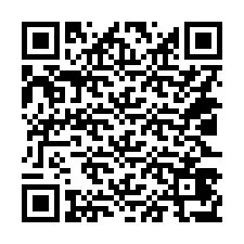 QR код за телефонен номер +14023477968