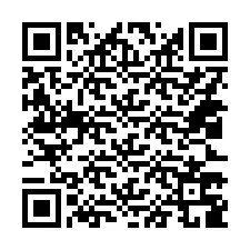 QR-koodi puhelinnumerolle +14023789907