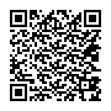 QR код за телефонен номер +14023824063