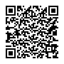 QR kód a telefonszámhoz +14023978855