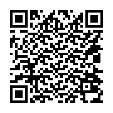 QR-Code für Telefonnummer +14024034310