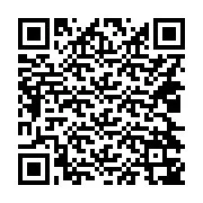 QR kód a telefonszámhoz +14024347622