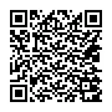 QR-koodi puhelinnumerolle +14025001487