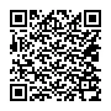 QR-Code für Telefonnummer +14025134373