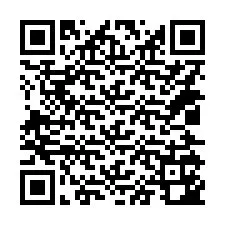 QR-код для номера телефона +14025142881