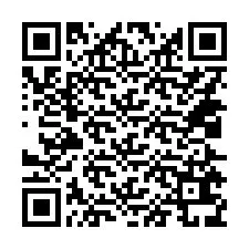 QR-Code für Telefonnummer +14025639243