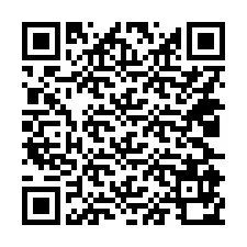 Código QR para número de telefone +14025970532