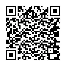 QR-code voor telefoonnummer +14026030996
