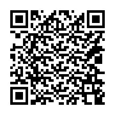 Código QR para número de telefone +14026148571