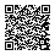 Código QR para número de telefone +14027692622