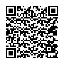 Kode QR untuk nomor Telepon +14027831613