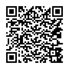 Código QR para número de teléfono +14027841803