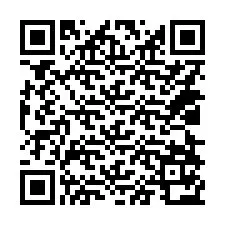 Código QR para número de telefone +14028172309