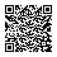 QR-code voor telefoonnummer +14028387021