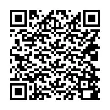 QR код за телефонен номер +14028580262