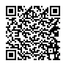 Código QR para número de teléfono +14028964562