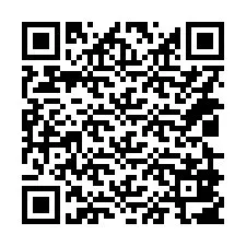 QR kód a telefonszámhoz +14029807911