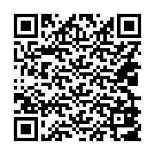 Código QR para número de telefone +14029807937