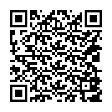 QR kód a telefonszámhoz +14029807970