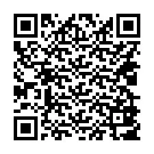 QR Code pour le numéro de téléphone +14029807972