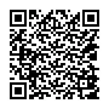 QR-koodi puhelinnumerolle +14029807988