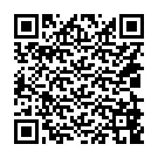 Código QR para número de telefone +14029849904