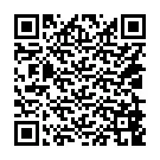 QR-код для номера телефона +14029849918