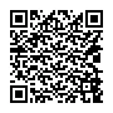 QR-code voor telefoonnummer +14029849930