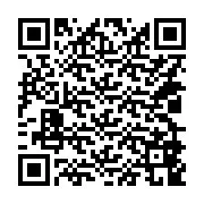 QR Code pour le numéro de téléphone +14029849934