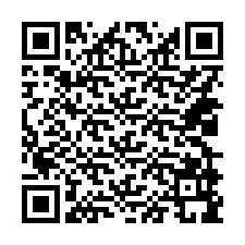 Código QR para número de telefone +14029999737