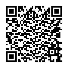 Código QR para número de teléfono +14029999768