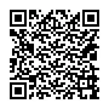 Código QR para número de teléfono +14029999845